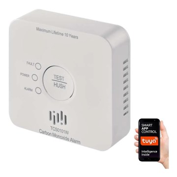 Kulilte detektor GoSmart 2xAA Wi-Fi Tuya