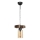 Kædelampe JASMIN 1xE27/40W/230V brun/beige