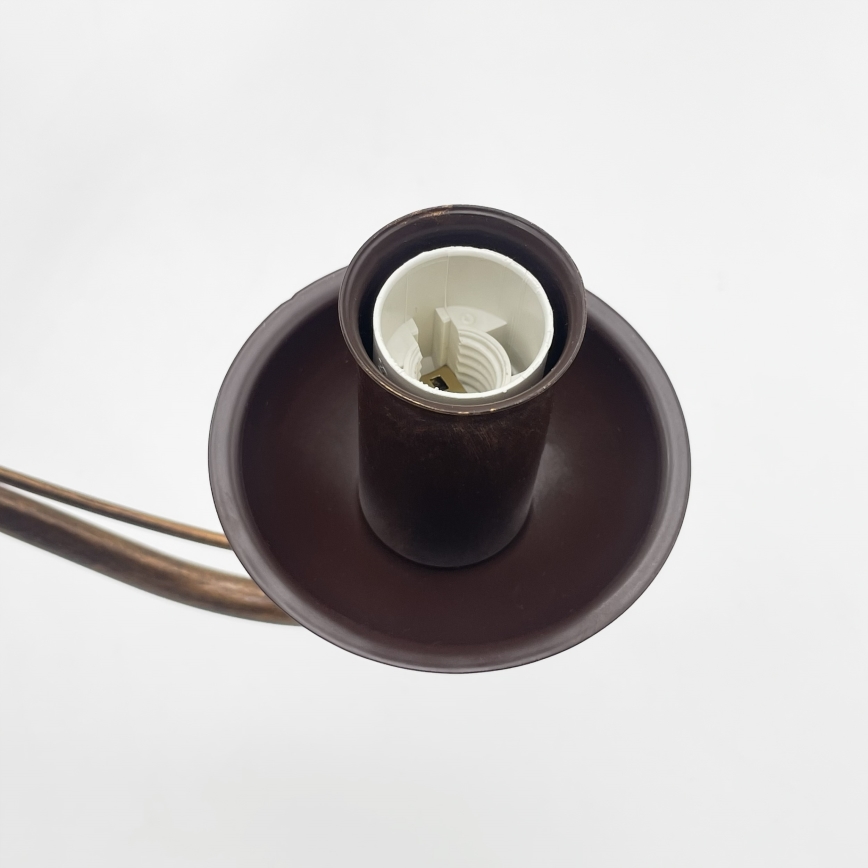 Kædeophængt lysekrone ANTON 3xE14/15W/230V bronzefarvet