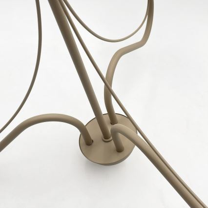Kædeophængt lysekrone ANTON 3xE14/60W/230V beige