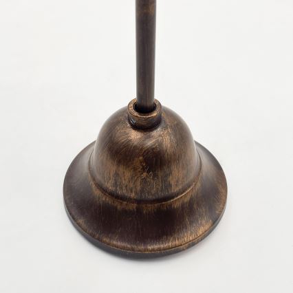 Kædeophængt lysekrone ANTON 5xE14/15W/230V bronzefarvet