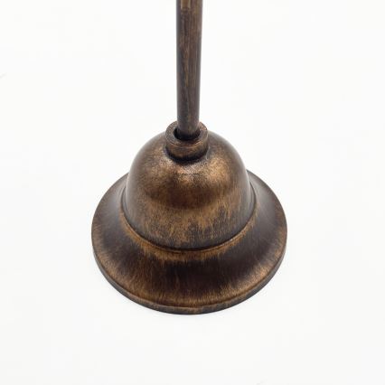 Kædeophængt lysekrone ANTON 6xE14/60W/230V i bronze