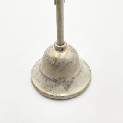 Kædeophængt lysekrone ANTON 8xE14/60W/230V i hvid patina