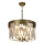 Kædeophængt lysekrone CRYSTALLINE 6xE27/40W/230V bronze