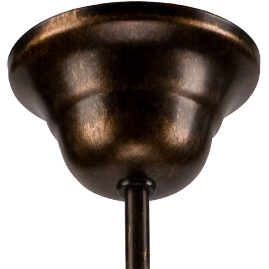 Kædeophængt lysekrone RETRO II 5xE27/60W/230V, sort patina