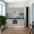 Køkkenblok CELESTE 180 cm højglans taupe