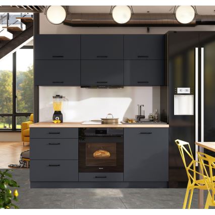 Køkkenblok ELISE 180 cm, grafit