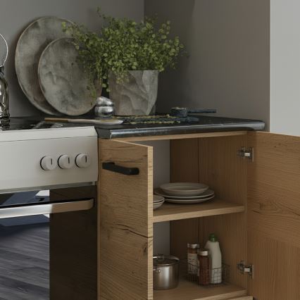 Køkkenblok ROSALIA 240 cm, eg craft
