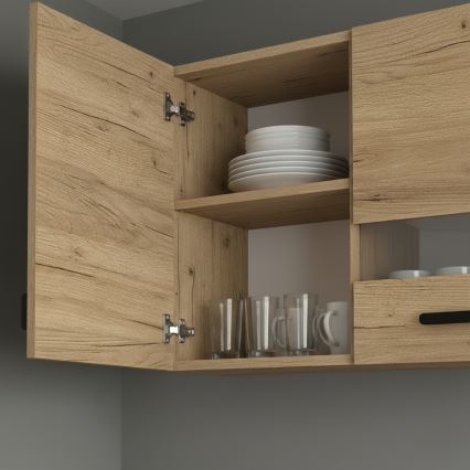 Køkkenblok ROSALIA 240 cm, eg craft