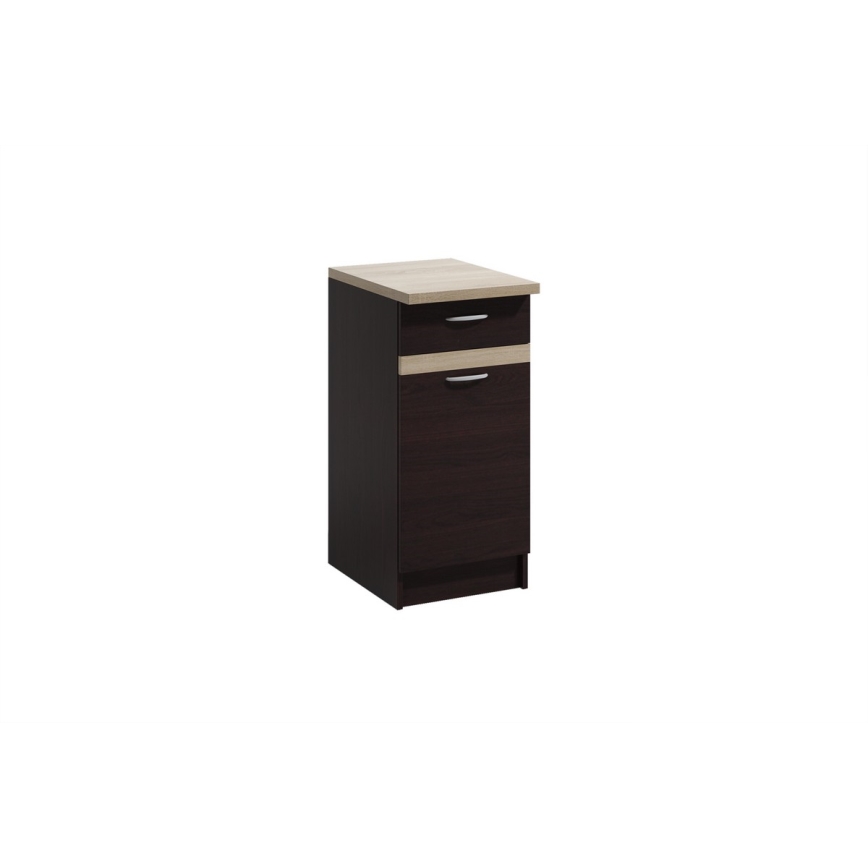 Køkkenblok VALERIA 180 cm sonoma-eg/brun
