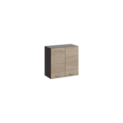 Køkkenblok VALERIA 240 cm sonoma-eg/brun