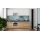 Køkkenbord MARINA 240 cm eg craft/glans hvid
