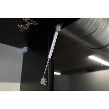 Køkkenmodul MARINA 240 cm craft-eg/højglans sort