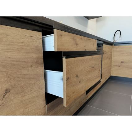 Køkkenmodul MARINA 240 cm i craft-eg