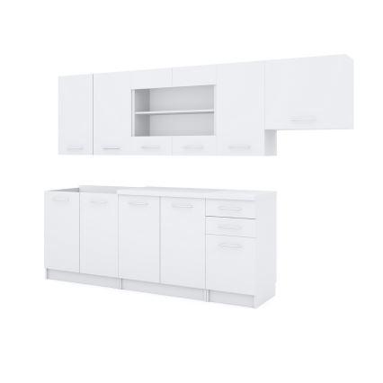 Køkkenmodul MARISA 260 cm hvid