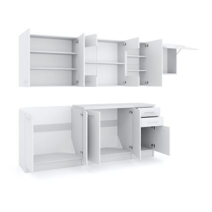 Køkkenmodul MARISA 260 cm hvid