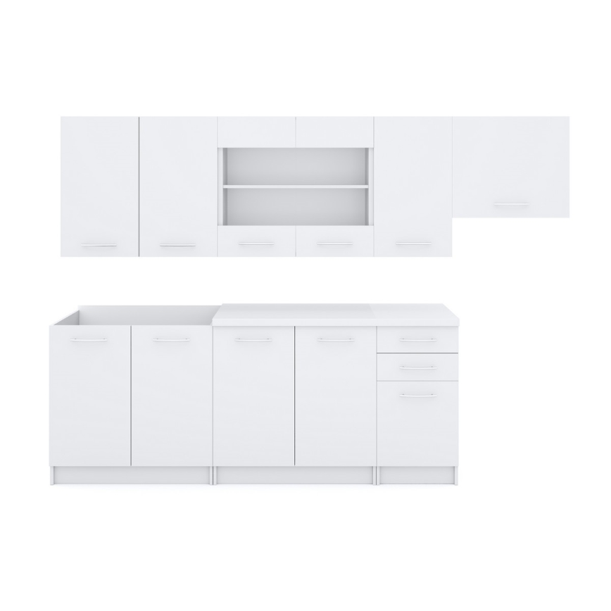 Køkkenmodul MARISA 260 cm hvid