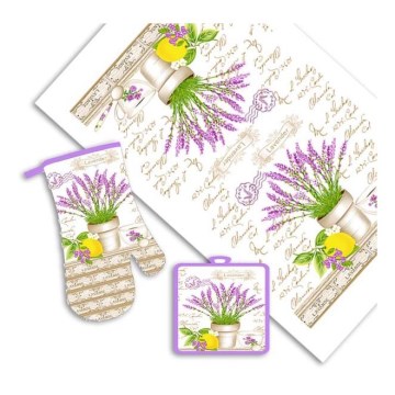 Køkkensæt LAVENDER 3 stk.