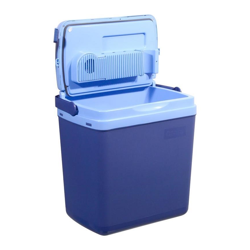 Køleboks med display 48W/230/12V 25 l blå