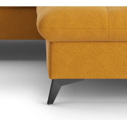 L-formet loungemøbel til hjørne foldbart MARANO højre orange