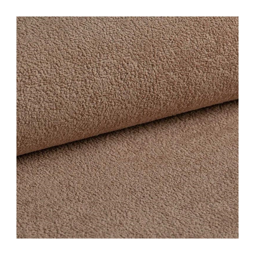 L-formet venstrevendt sovesofa CASTELO med opbevaringsplads, beige