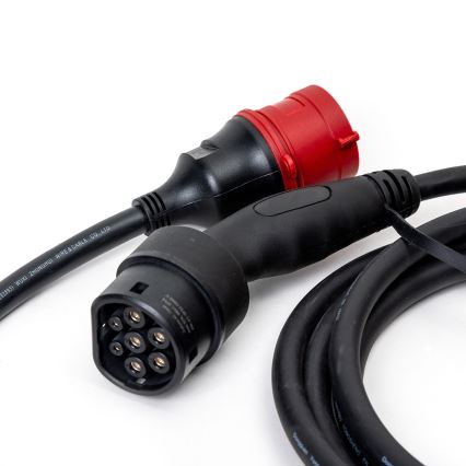 Ladekabel til elbiler 2 5 m 22kW 16A IP54 Tuya