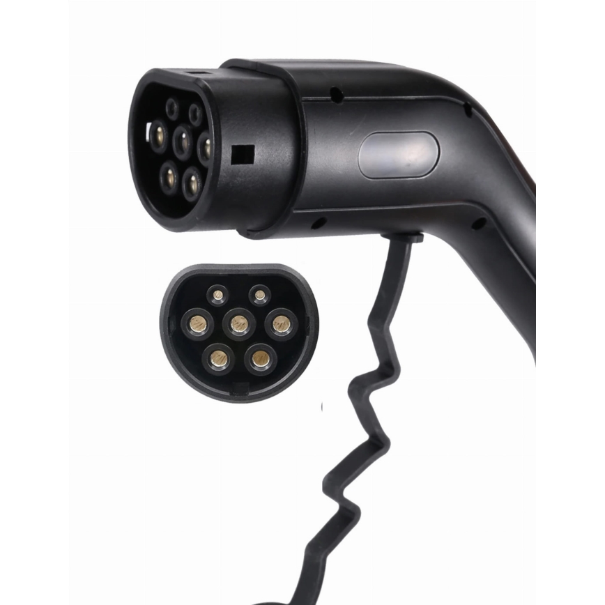 Transportabel ladestation til elbiler EV/PHEV AC Type 2 16A/400V 11kW IP55 7m + adapter 230V 3,7kW + etui