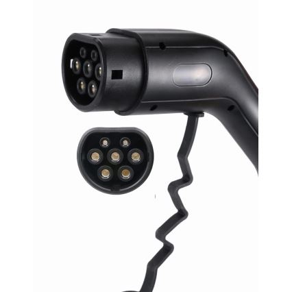 Transportabel ladestation til elbiler EV/PHEV AC Type 2 16A/400V 22kW IP55 7 m + adapter 230V 3,7kW + etui