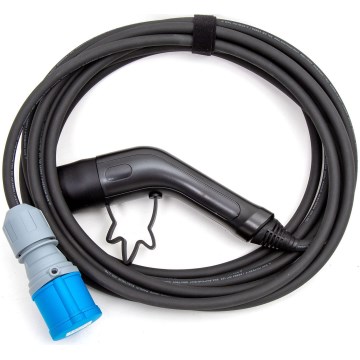 Ladekabel til elektriske campingvogne type 2 7 m 3,6kW 16A