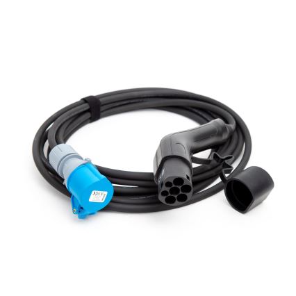 Ladekabel til elektriske campingvogne type 2 7 m 3,6kW 16A