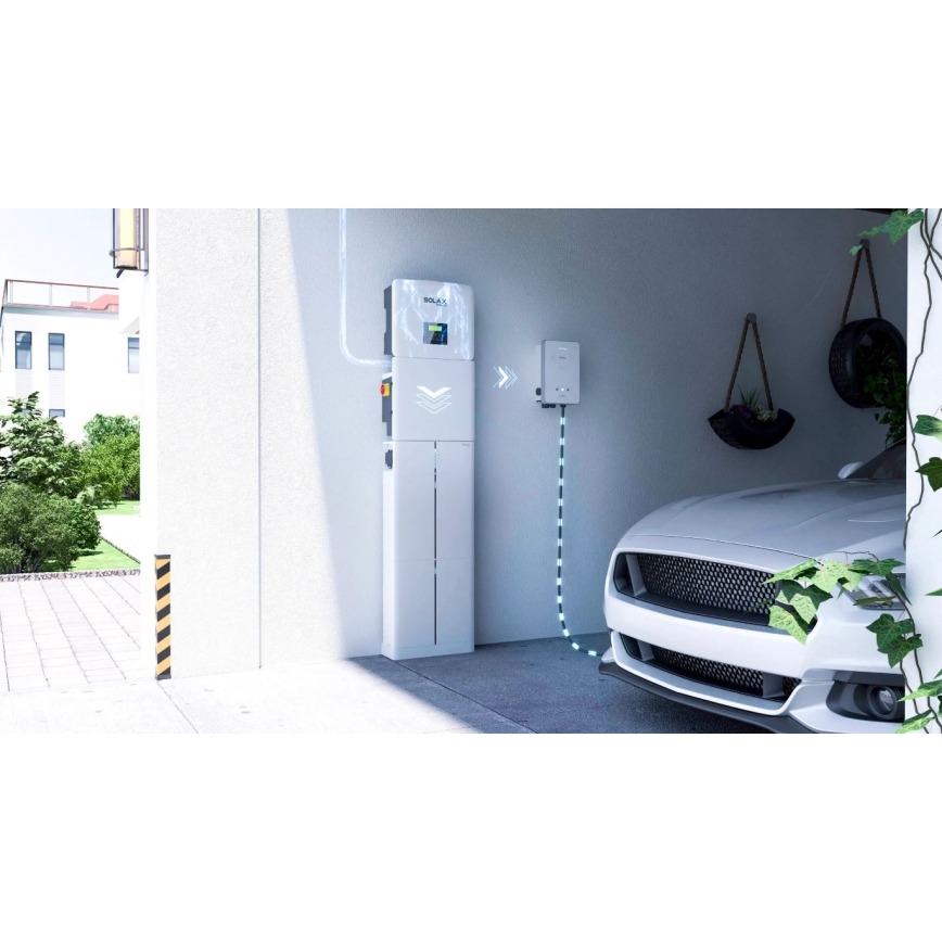 Ladestation til elbiler SolaX Power 22kW/400V/32A IP65 Wi-Fi