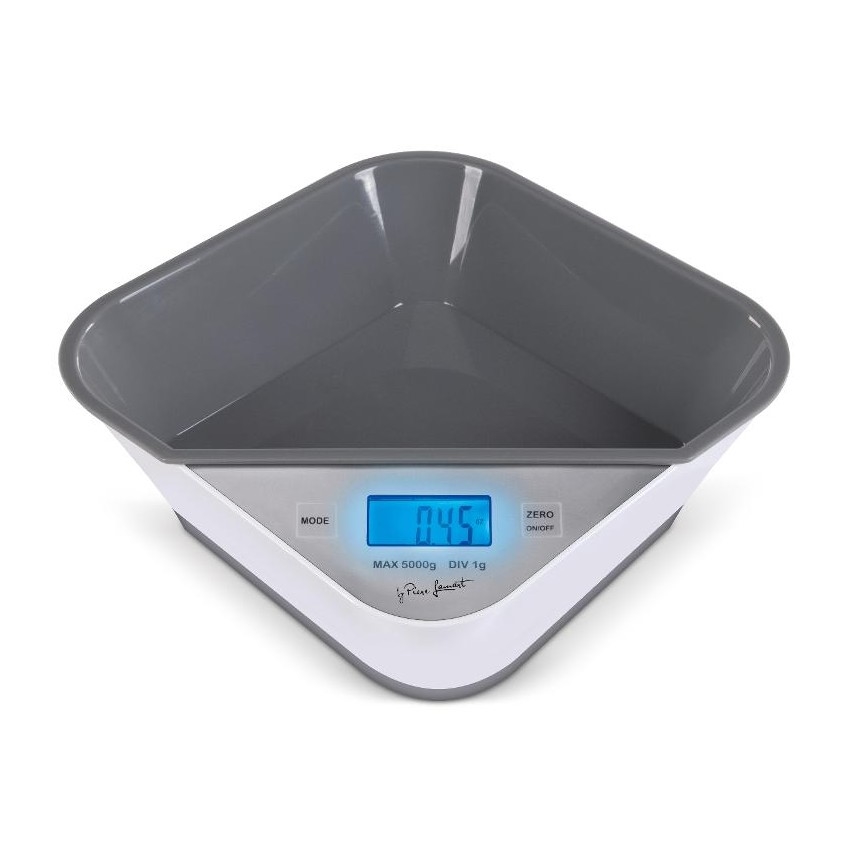 Lamart - Digital køkkenvægt 2xAAA hvid/grå