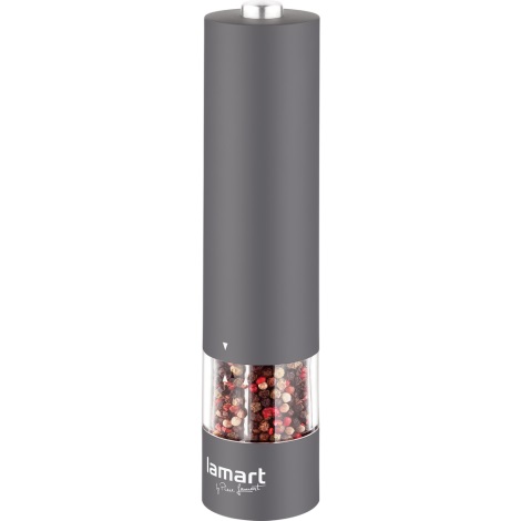 Lamart - Elektrisk krydderikværn 4xAA grå