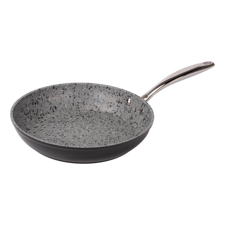 Lamart - Granitpande 26 cm sort/grå/rustfri