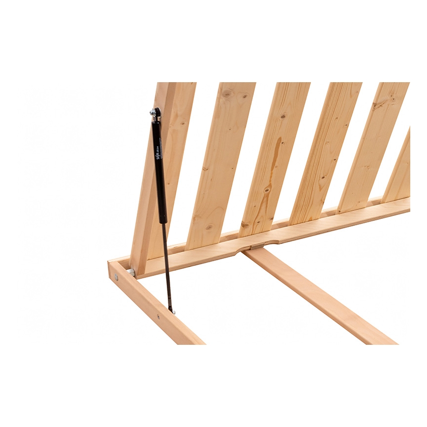 Lamelbund kan vippes til siden OSLO 200x90 cm