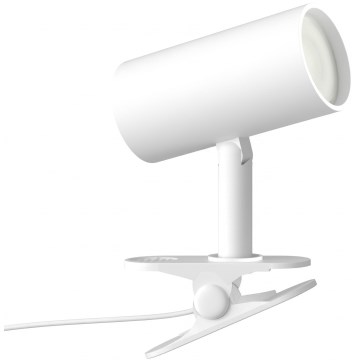 Lampe med klemme PUNTO 1xGU10/9W/230V hvid