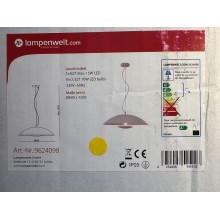 Lampenwelt - LED pendel m. RGBW-farver dæmpbar ARTHUR 1xE27/10W/230V Wi-Fi