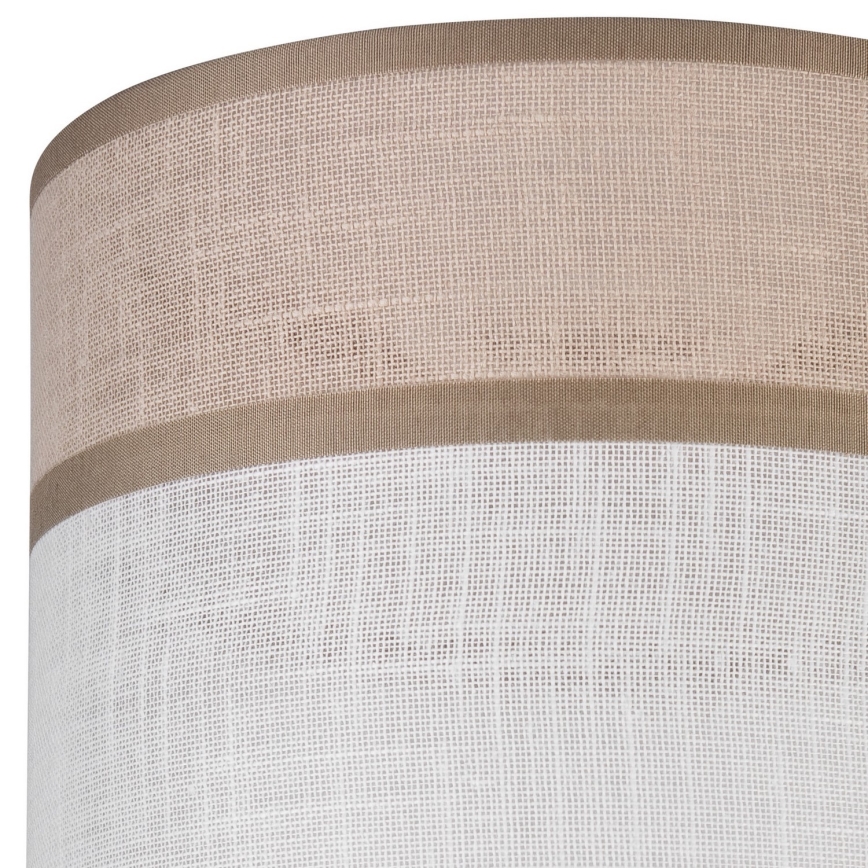 Reserveskærm til pendel, bordlampe og væglampe ANDREA E27 diameter 16 cm beige/grå
