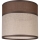 Lampeskærm ANDREA E27 diameter 16 cm brun/beige
