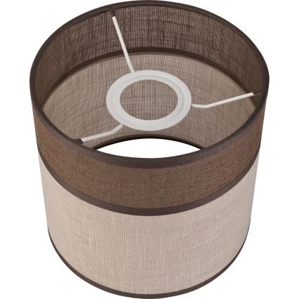 Reserveskærm til pendel, gulvlampe og væglampe ANDREA E27 diameter 16 cm brun/beige