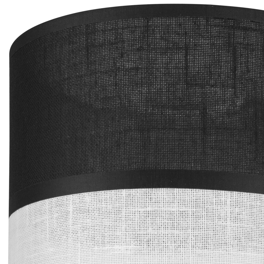 Reserveskærm til pendel, væglampe og bordlampe ANDREA E27 diameter 16 cm sort/hvid