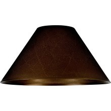 Lampeskærm E14 210x110 mm mørkebrun