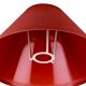 Lampeskærm E14 210x110 mm rød