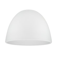 Lampeskærm E27 diam. 18 cm glas hvid