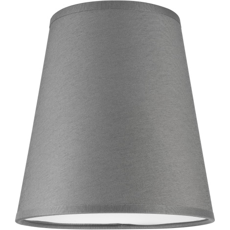 Lampeskærm ELLIE E27 diameter 15 cm grå