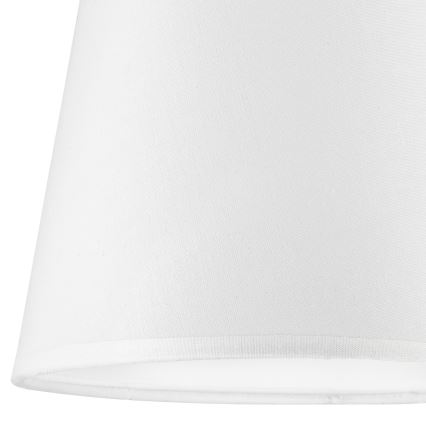 Lampeskærm ELLIE E27 diameter 15 cm hvid