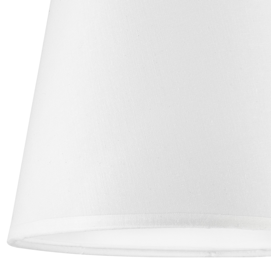 Lampeskærm ELLIE E27 diameter 15 cm hvid