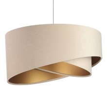 Lampeskærm GALAXY E27 diameter 45 cm beige/guldfarvet
