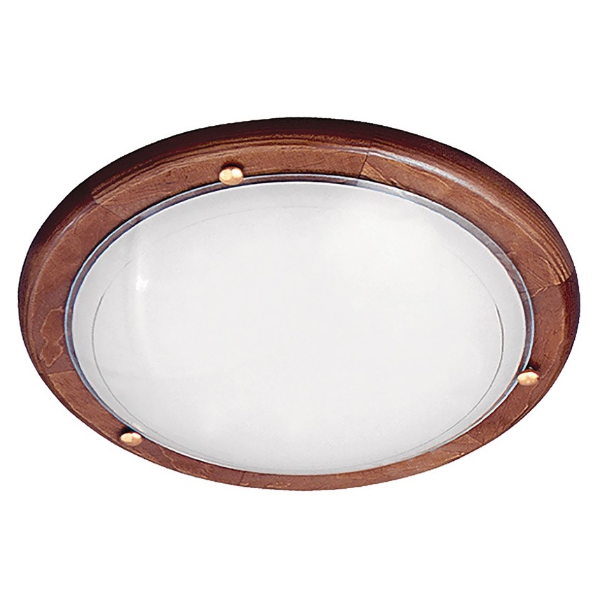 Lampeskærm i glas Rabalux - UFO E27 24,7 cm hvid