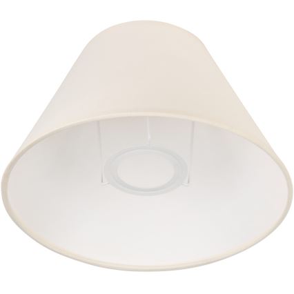 Reserveglas til bordlampe JUTA E27 diameter 19 cm cremefarvet